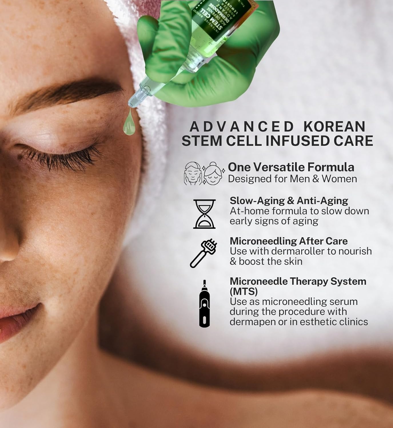 Sérum booster de défense anti-âge aux cellules souches