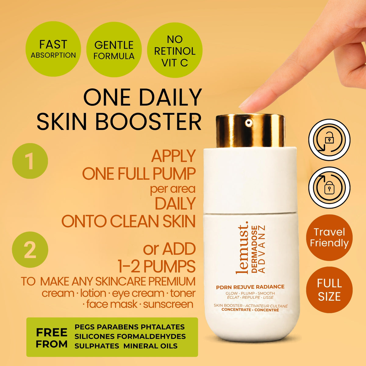 PDRN Rejuve Radiance Skin Booster Concentrate