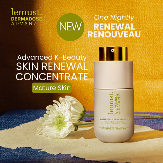 Night Renewal Serum & Essence for Mature Skin