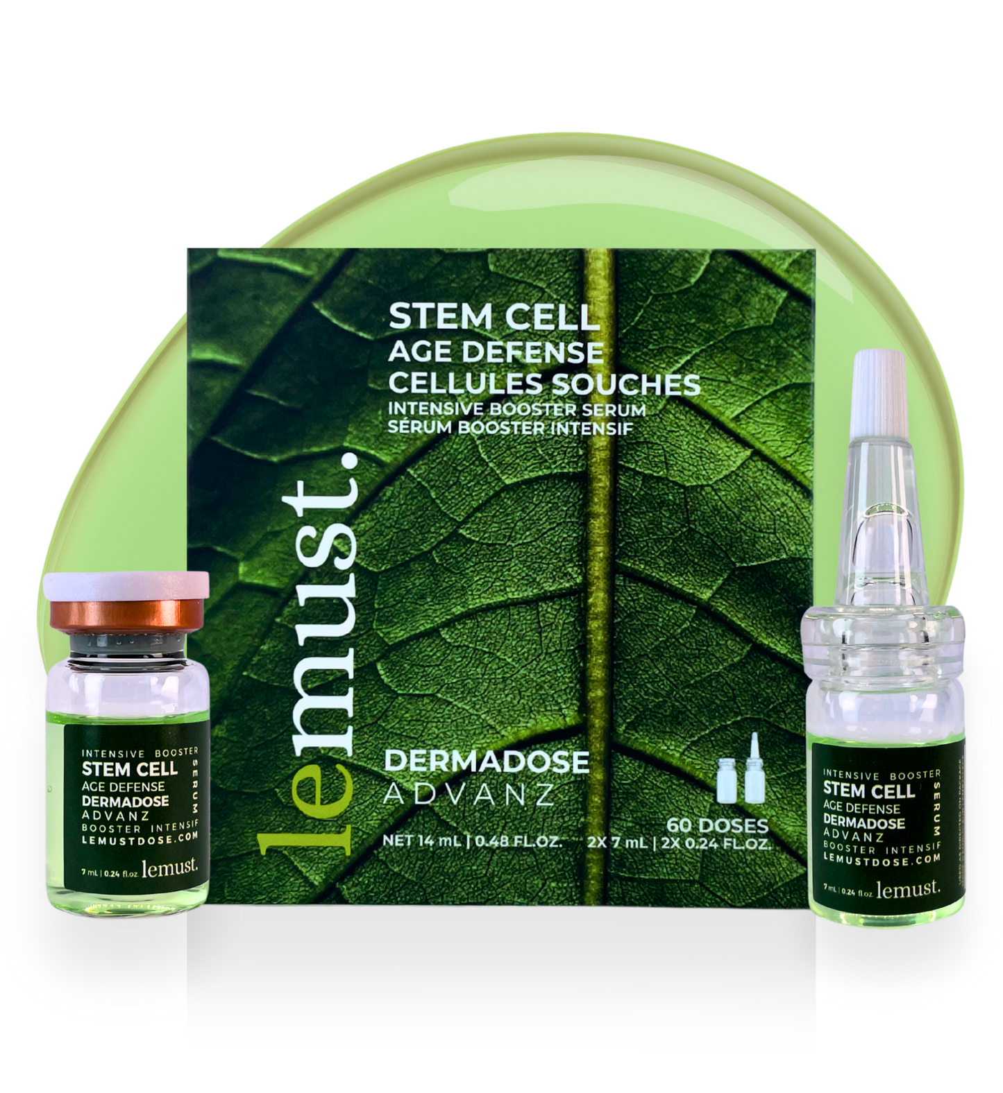 Sérum booster de défense anti-âge aux cellules souches